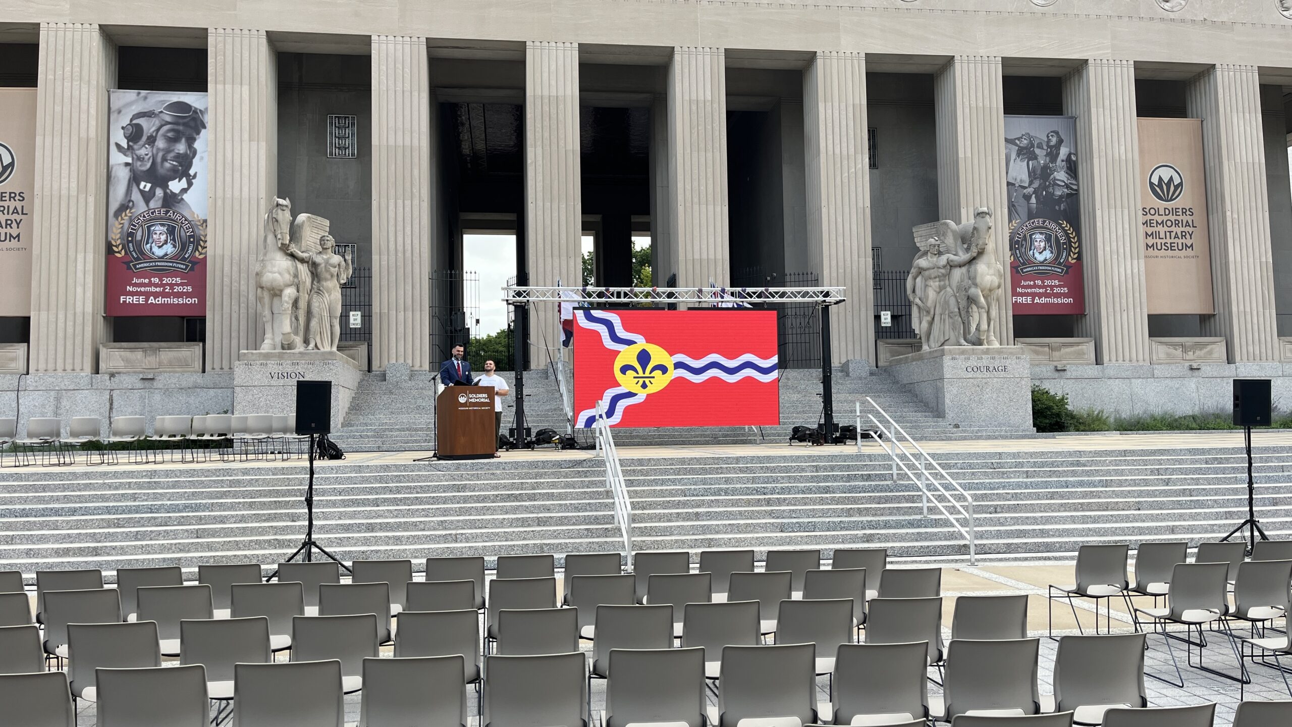 AV equipment for a St Louis speaker